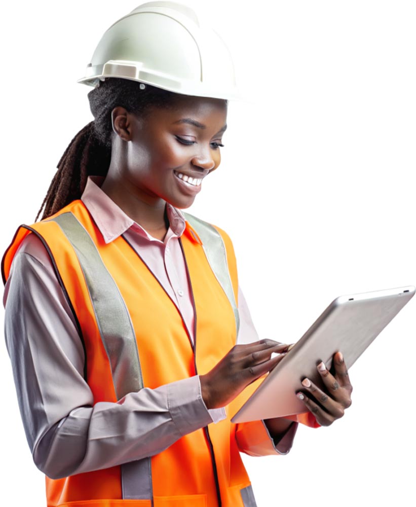 istra services nettoyage industriel et sa collaboratrice chantier
